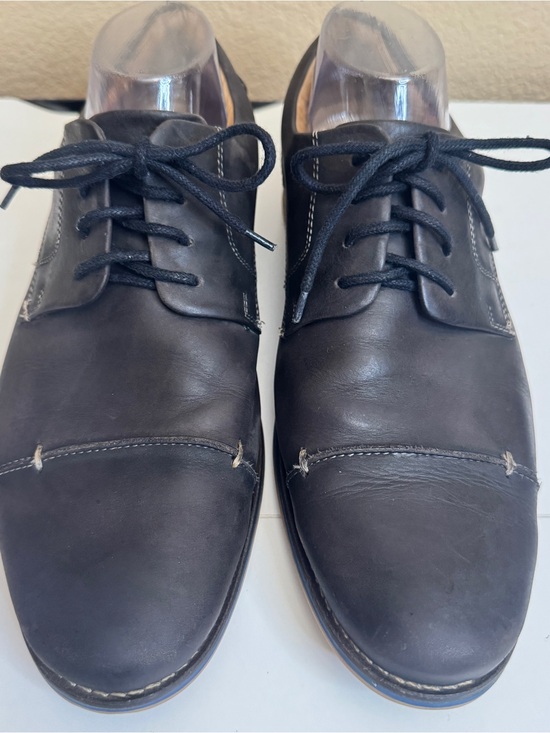 Belvedere Men\'s Paris Black Cap-Toe Derby Lace-Up Shoes size 9.5 main image 6